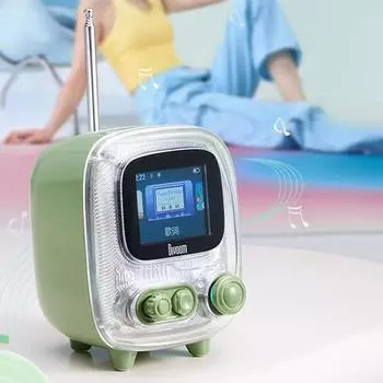 T-tiivoom-2 Мини Ретро Белый Шум Bluetooth-динамик Портативный Винтажный Сонник Bluetooth-динамик Сабвуфер Новый Громкоговоритель белый