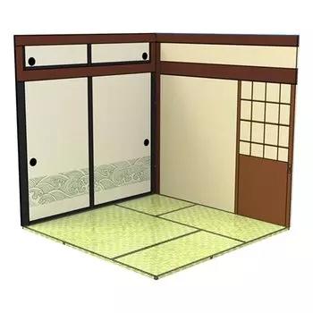 T Tooyful Scale Backdrop Display Storage Collection Organizer Decoration for Action Figure Dolls Mini Car Display Show Interior 1/12 1:12 Фон,