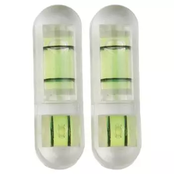 T type Level Bubble Leveler 2Pcs High Accuracy PanTilt Level for Office Desktops Furniture Placement and More