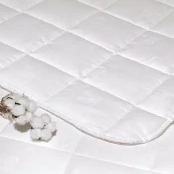 Ta Хлопковое мягкое одинарное пуховое одеяло 155 x 215 см