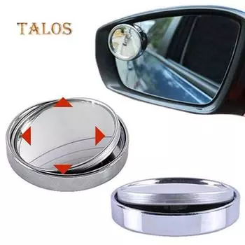 TA широкоугольное выпуклое автомобильное зеркало заднего вида для слепых зон, круглые аксессуары для зеркал заднего вида с боковым видом