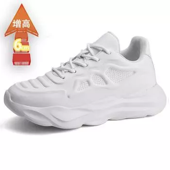 Та же осенне-зимняя приливная обувь, модный тисненый трехмерный узор, кроссовки для папы, беговая спортивная обувь, универсальная скрытая внутренняя 37