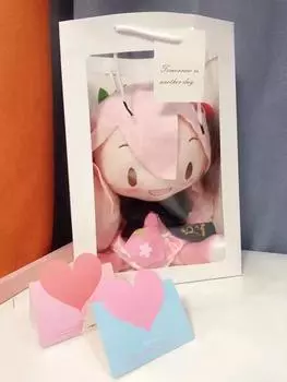 Та же самая подлинная кукла Хацунэ Мику, декоративная подушка, классическая глубоководная плюшевая кукла Фуфу, кукла, подарок разноцветный