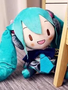 Та же самая подлинная кукла Хацунэ Мику, декоративная подушка, классическая глубоководная плюшевая кукла Фуфу, кукла, подарок разноцветный