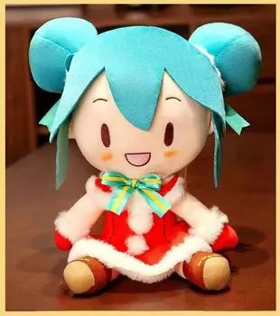 Та же самая подлинная кукла Хацунэ Мику, декоративная подушка, классическая глубоководная плюшевая кукла Фуфу, кукла, подарок разноцветный