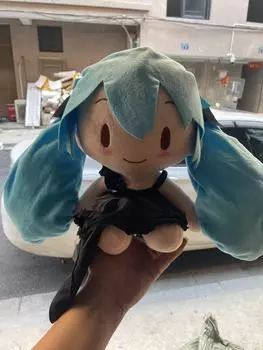 Та же самая подлинная кукла Хацунэ Мику, декоративная подушка, классическая глубоководная плюшевая кукла Фуфу, кукла, подарок разноцветный