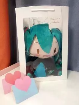 Та же самая подлинная кукла Хацунэ Мику, декоративная подушка, классическая глубоководная плюшевая кукла Фуфу, кукла, подарок разноцветный