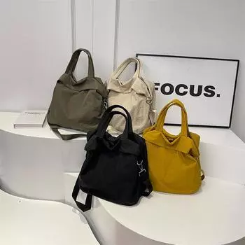 Та же сумка повседневная сумка модная женская сумка через плечо ручная сумка большой вместимости сумка-мессенджер лимонно-желтый