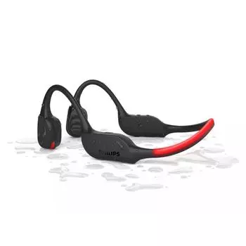 TAA7607 Bluetooth AI IP66 PHILIPS Philips Bone Conduction Wireless Earphone Headset Black MIC Bone Conduction