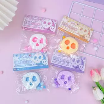 Таба Сквиши каваи Хексовин Подарок Смешной Мультяшный Череп Три Слоя Толстое Печенье Непоседа Детские Игрушки Взрослый Смешные Праздничные Подарки