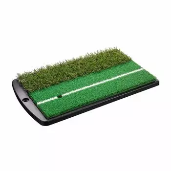 Tabata Golf Practice Shot Mat 2WAY Shot Rough Mat 430 x 253mm Full Shot Compatible GV0264 & зелёный