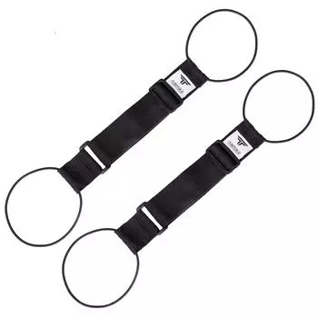 TABITORA ремень для крепления сумки, дорожные принадлежности, ремень для чемодана, черный x ширина 5 см, черный набор из 2 штук 57~75 см (регулируемый)