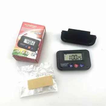 Table Clock Alarm Clock ABS Plastic Black Reliable