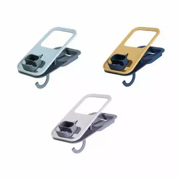 Table Cup Holder Desk Tabletop Shelf Cup Holder Clip Umbrella Schoolbag Table Edge Hook for Home Office Classroom белый