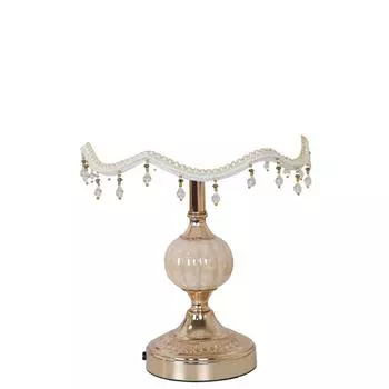 Table Lamp Fabric Bedside Lamp Nightstand Lamp Desk Lamp With Cylinder Lamp Shade Warm Table Lamp Home Decor One Size