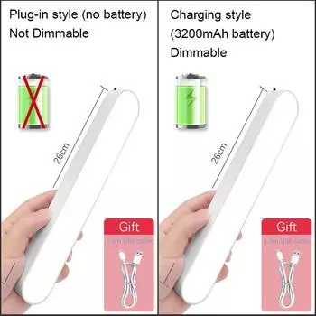 Table Lamp LED Desk Lamp USB Reading Lamps Magnetic Remote Control Study Reading Light Rechargeable Study Bedroom Night Lights