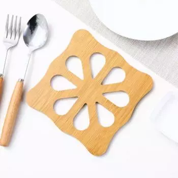 Table Mat Wooden Cartoon Heat Insulation Mat Table Mat Non-slip Pan Mat Mat Mat Teacup Mat AVE