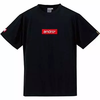Table Tennis Game Shirt Napa Tee Shirt BX Black x Red L [Andro] Black/Red