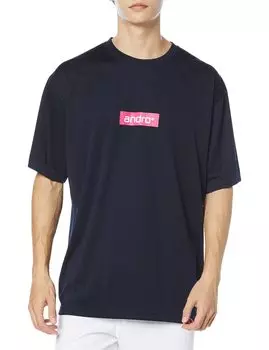 Table Tennis Game Shirt Napa Tee Shirt BX Navy x Pink L [Andro] Navy/Pink