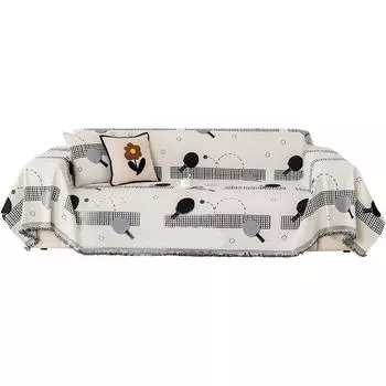 Table Tennis Sofa Towel for All Seasons, New Chenille Sofa Cover, Non-slip All-inclusive Cushion Cover 180*130cm