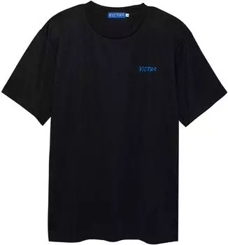 Table Tennis Unisex Practice Black L 033455 [Victus] T-Shirt V-TS063 (0020)