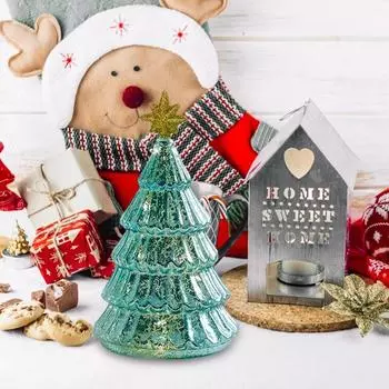 Table Top Christmas Trees Lights Cute Small Tree Night Lamp Light Up Christmas Tree Desk Lamp Holiday Night Lights For Bedroom