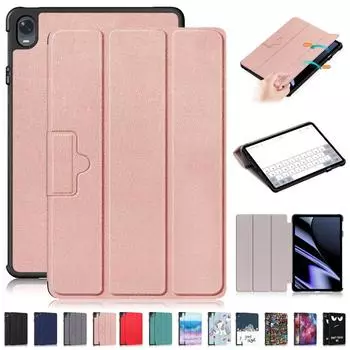 Tablet Case For Oppo Pad Case 2022 Pu Leather Hard Back Stand Folding Cover For Funda Oppo Pad 11 Inch Case Cover Coque Rose Gold for Oppo Pad 11 Inch миндальный