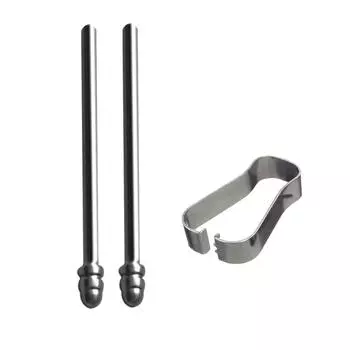 Tablet Pencil Nib Wear Resistant Replacable Stylus Tip Titanium Alloy Silver For Samsung Galaxy Tab S6 S7 S8 S9 S23 Note 10/20