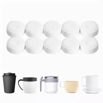 Таблетки для чистки кофемашины, шипучие таблетки, средство для удаления накипи, 10 шт.