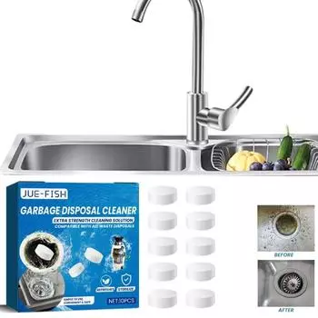 Таблетки для очистки кухонных труб Средство для очистки пятен Мощный домашний ресторанный аксессуар Дезодорант Таблетки для чистки туалета