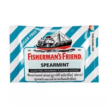 Таблетки Fisherman s Friend, мята, леденцы со вкусом мяты без сахара, 25 г. х 6/12/24 шт. 25 g. x 6 pcs