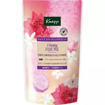 Таблетки Kneipp Sparkling Happy For Me с ароматом лотоса и жасмина 300 г 50 г X 6 таблеток
