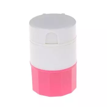 Таблетница Измельчитель Дробилка Разделитель Таблеток Резак Коробка для Хранения Футляр