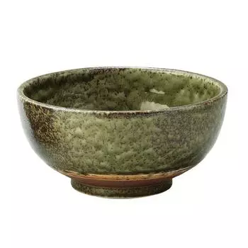 Tableware East Bowl (Large) 17cm Kiln Hen Irabo Japanese Tableware Bowl Donburi Bowl (Oribe)