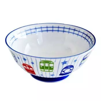 Tableware East Children s Ramen Bowl 16cm I Love Trains For Boys