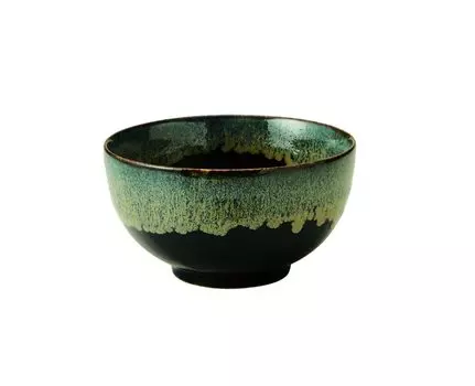 Tableware East Donburi Okonomi-don (Small) Tenmoku Shiranagashi Japanese tableware