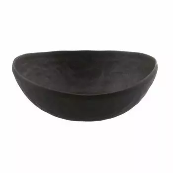 Tableware East Japanese oval bowl (black brush)