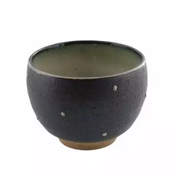 Tableware East Loose Earthenware Bowl 9.8cm Black Ichichin Polka Dots