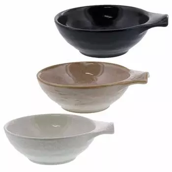 Tableware East Mino ware drinking water bowl 3 color set Japanese tableware small bowl bowl