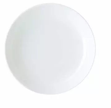 Tableware East Plate WhiteClear SS 12cm Light and easy to handle Lightweight porcelain
