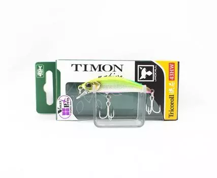 Таблица параллельных тонущих приманок Jackall Timon Tricoroll Ryushin 43 HW (8120)