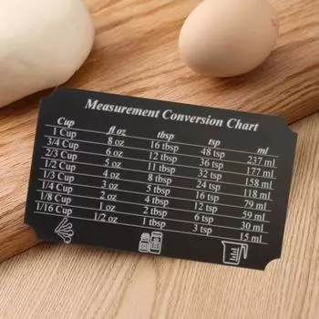 Таблица перевода единиц измерения для кухни Таблица перевода единиц измерения для выпечки и приготовления пищи на дереве Таблица сравнения весов Таблица перевода единиц измерения для мерных стаканов S