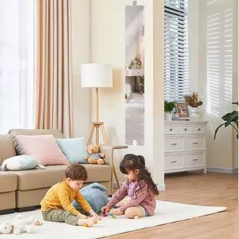 Таблица роста детей Зеркальная доска для сухого стирания Детская комната Детская спальня для младенцев и взрослых Мальчики Девочки Настенная доска для сращивания Линейка для измерения высоты белый