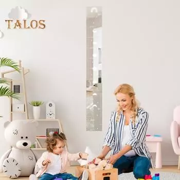 Таблица роста детей Зеркальная доска для сухого стирания Детская комната Детская спальня для младенцев и взрослых Мальчики Девочки Настенная доска для сращивания Линейка для измерения высоты A белый