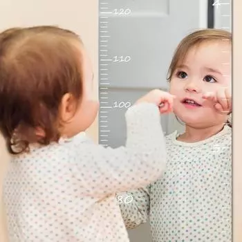 Таблица роста + зеркало + доска для сухого стирания Таблица роста детей Зеркало записывает каждый драгоценный момент роста вашего ребенка 1 set