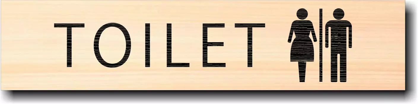 Табличка для туалета, прямоугольная пиктограмма, кипарис, домашний знак, пиктограмма, тип печати, ТУАЛЕТ, дисплей, знак для туалета, табличка для туалета [ТУАЛЕТ+Пиктограмма]