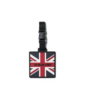 Табличка с именем Rolling Stones Табличка с именем Rolling Stones из ПВХ Union Jack для сумки Caddy Bag