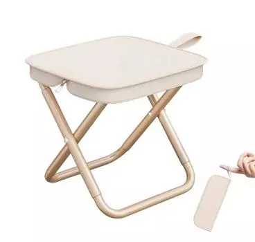 Табурет для кемпинга, рыбалки, уличный переносной складной стул, легкий табурет для хранения вещей на молнии, походная скамья, табурет для поезда Mazar чёрный