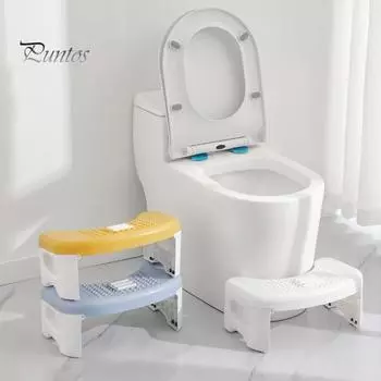 Табурет для ног, складной массажный ролик, круглая дуга, универсальный туалет, подставка для ног, ступенька, товары для дома белый