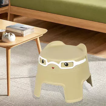 Табурет для ног в ванную комнату, портативный, симпатичный, с нескользящими ковриками, ступенька для туалета жёлтый